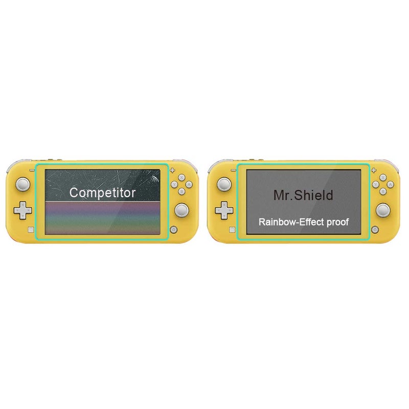 Mr Shield Mr.Shield [3-PACK] Designed For Nintendo Switch Lite [Tempered Glass] Screen Protector [0.3mm Ultra Thin 9H Hardness 2.5D Round Edge] with Lifetime Replacement - Image 5
